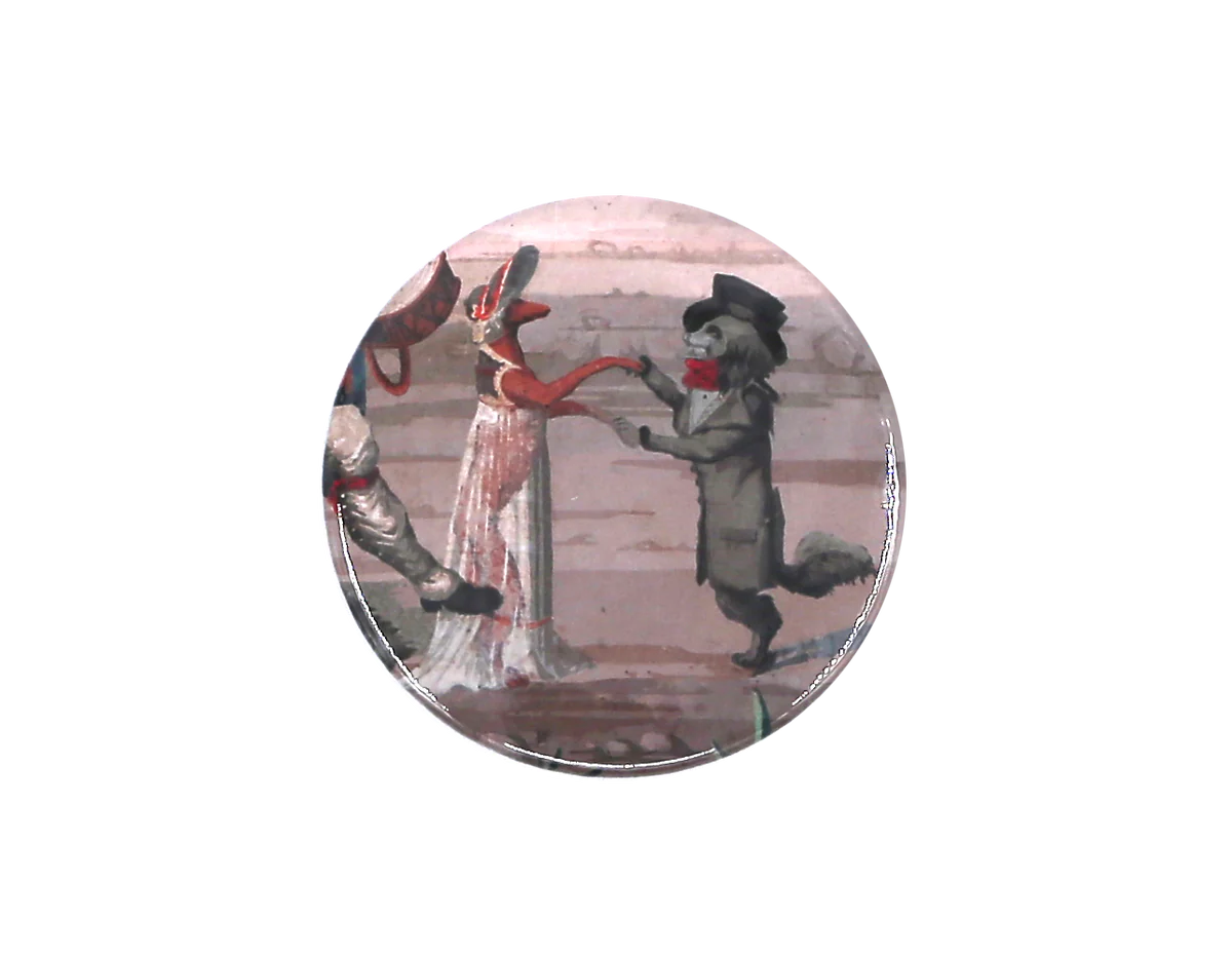 "Port-Liberté" Animaux Pocket Mirror | Antoinette Poisson