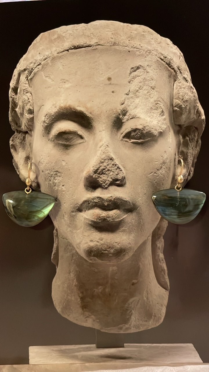 Moth Labradorite Earrings - Bon Ton goods