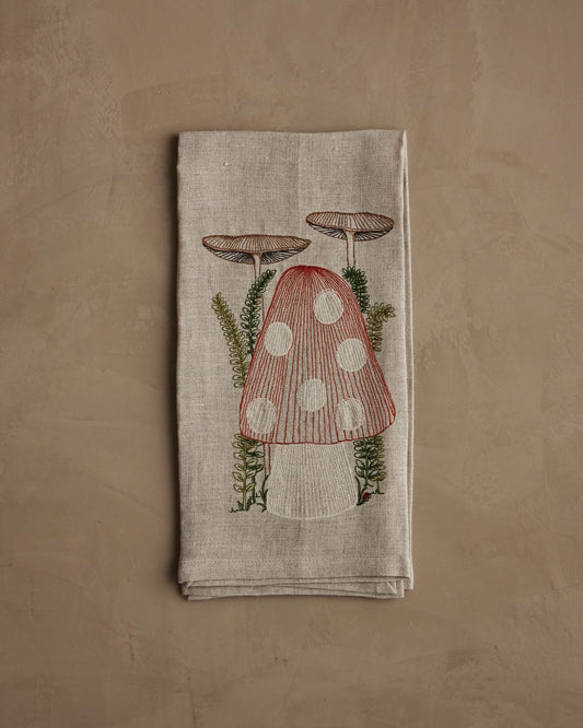 Mushroom Tea Towel | Coral & Tusk - Bon Ton goods