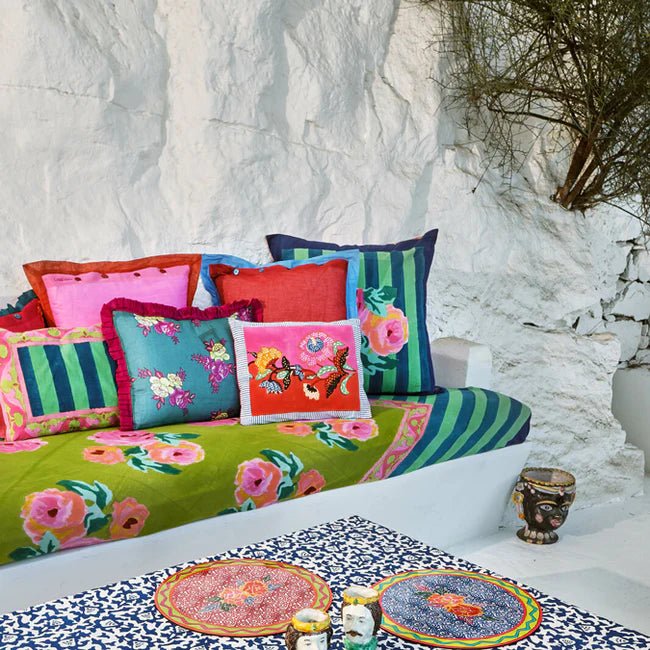 Nizam Acid Green Pillow - Bon Ton goods