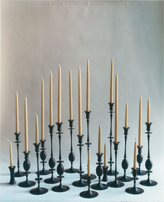 No. 205 E.R. Butler Biedermeier Oxidized Candlestick - Bon Ton goods