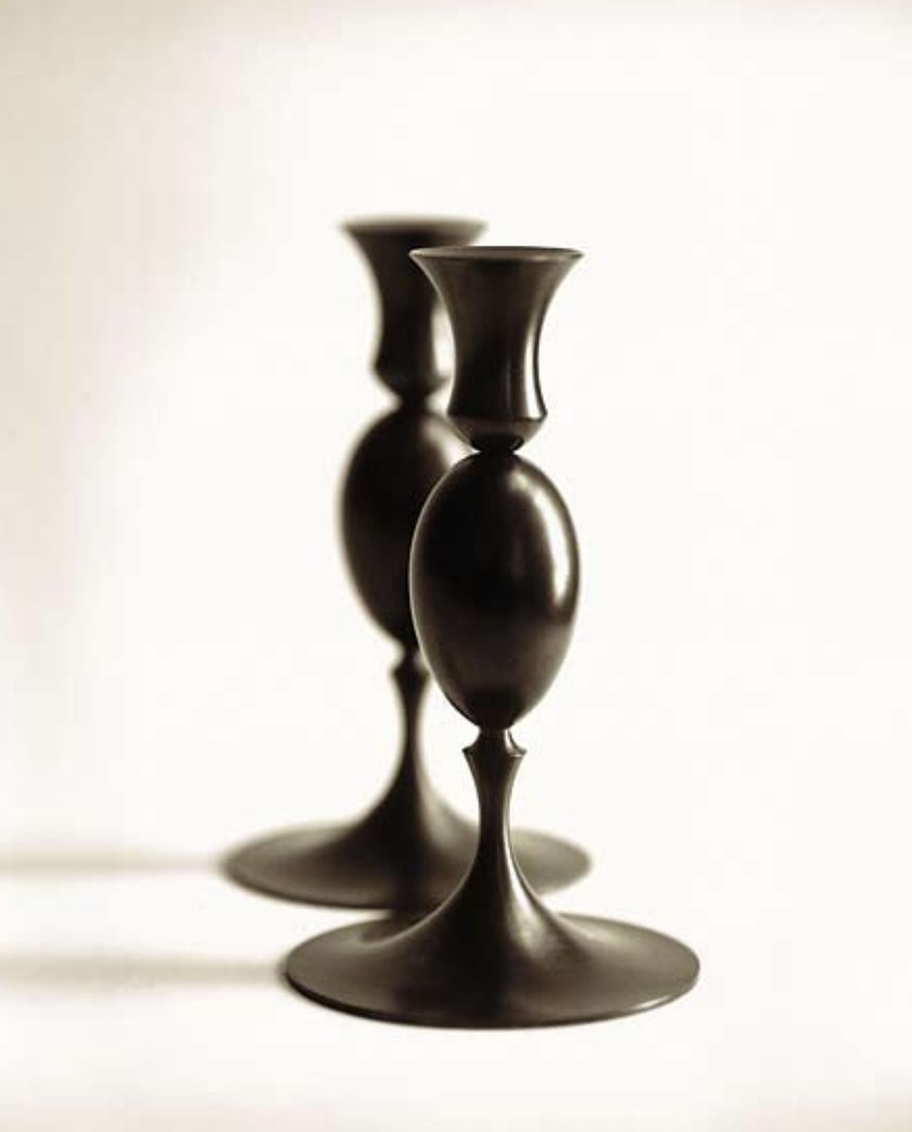 No. 205 E.R. Butler Biedermeier Oxidized Candlestick - Bon Ton goods