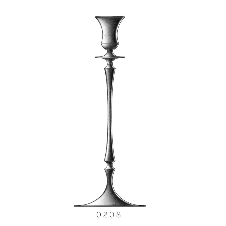No. 205 E.R. Butler Biedermeier Oxidized Candlestick - Bon Ton goods