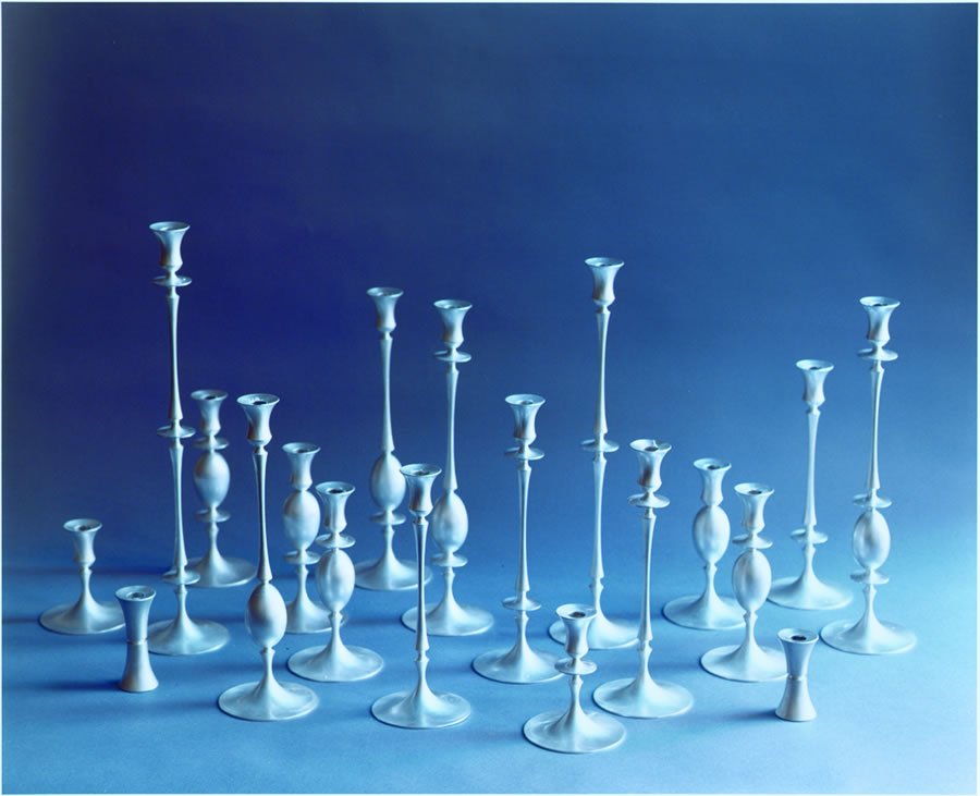 No. 250 E.R. Butler Gold Biedermeier Candlestick - Bon Ton goods