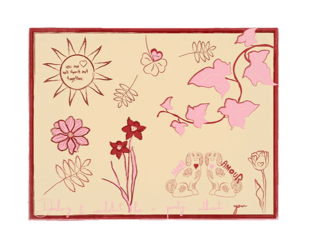 NojiNoji It Wouldn't Be a Party Without You Placemat (Multi) - Bon Ton goods