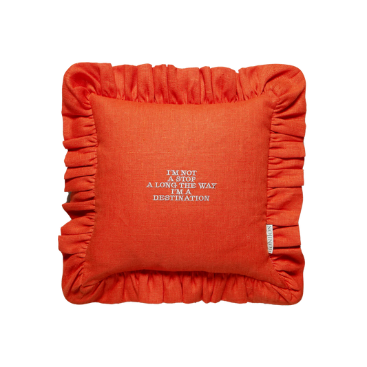 Diana Frill Cushion (Orange) - NojiNoji