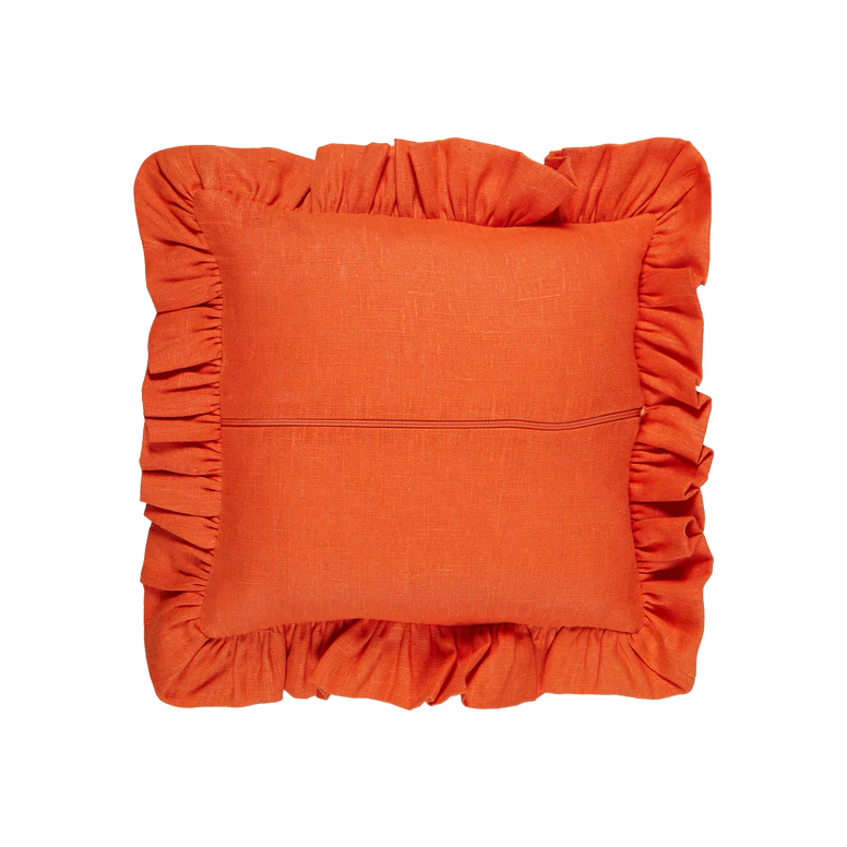 Diana Frill Cushion (Orange) - NojiNoji