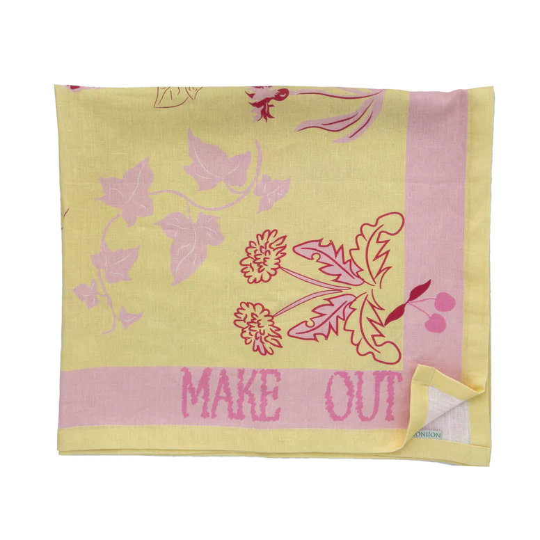 Create Memories Tablecloth (Pink & Yellow) - NojiNoji