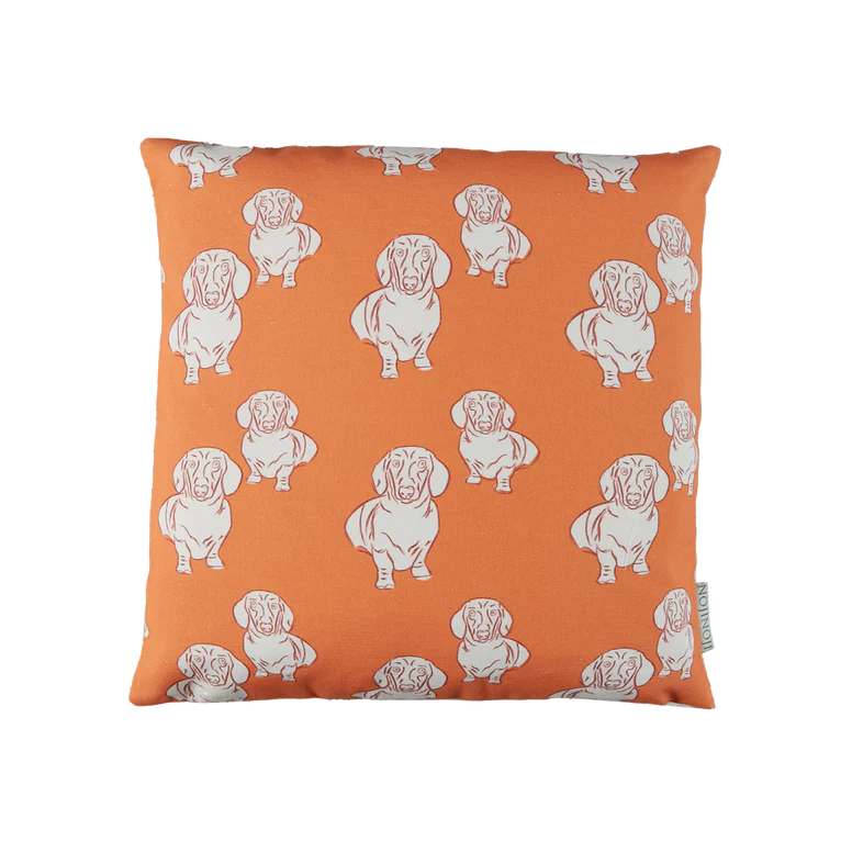 Mix Lauren Cushion (Nude/Orange)