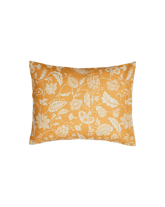 OCRE "INDIENNE" Small Cushion | Antoinette Poisson Linen Cushion – Domino Paper Design - Bon Ton goods