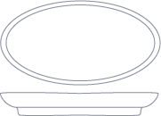 Oval Dish with Foot - Bon Ton goods