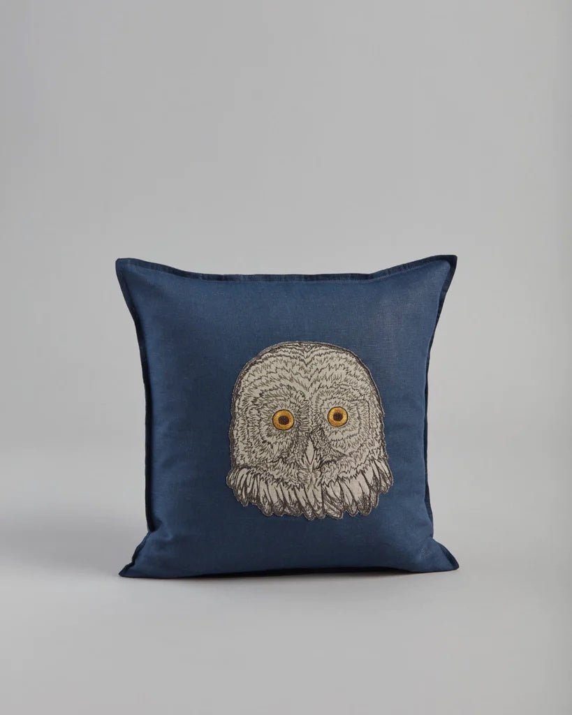 Owl Appliqué Pillow - Bon Ton goods