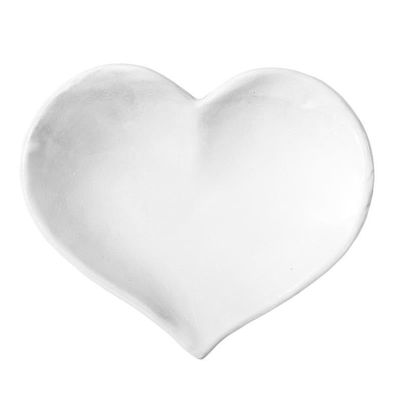 Heart Dinner Plate (Cœur) - Astier de Villatte: Exclusive Pre-Order Item
