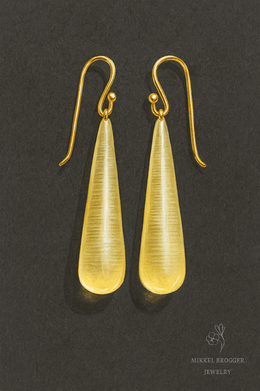 Pale Lemon Citrine Earrings | Mikkel Brøgger - Bon Ton goods