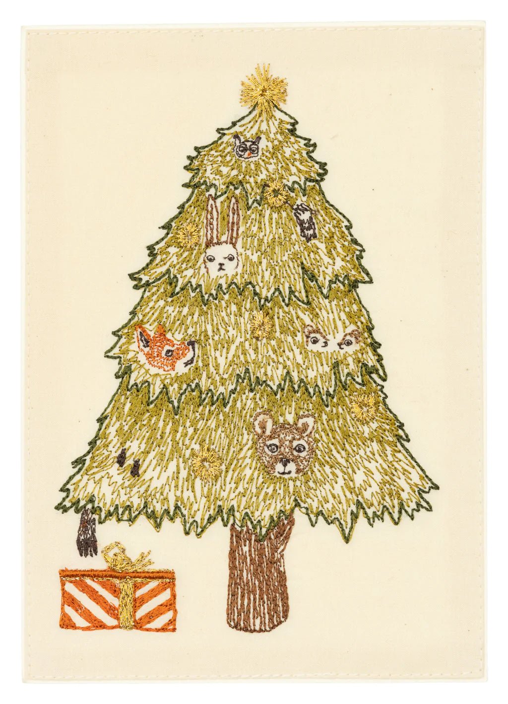 Peek a Tree Card - Bon Ton goods
