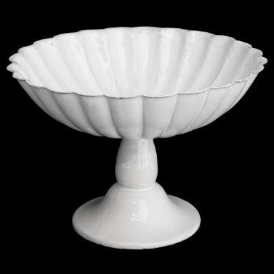 Peggy Very Large Bowl on Stand | Astier de Villatte - Bon Ton goods