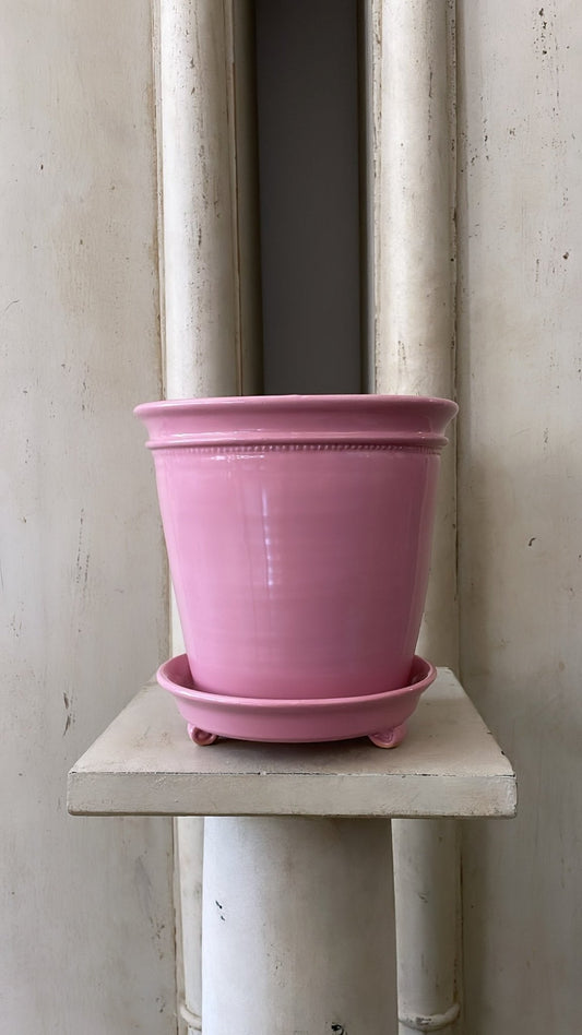 Pink Faaborg Pot | Handmade Erik Bendtsen Ceramics - Bon Ton goods
