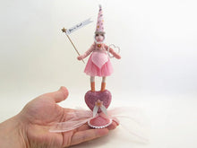 Load image into Gallery viewer, Pink Standing Heart Rock Girl Figure - Bon Ton goods
