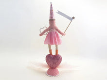 Load image into Gallery viewer, Pink Standing Heart Rock Girl Figure - Bon Ton goods
