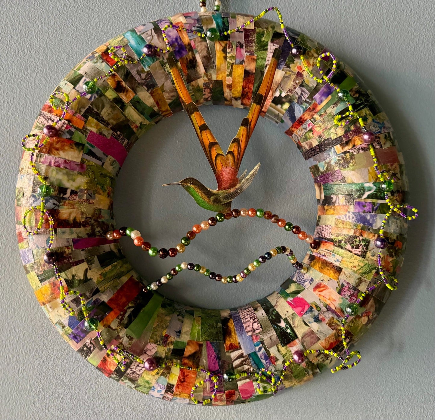 Plumage Reverie Wreath by Eclectic Tree