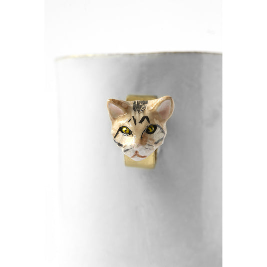Striped Cat Ring Cup, Serena Carone by Astier de Villatte, official product view 2
