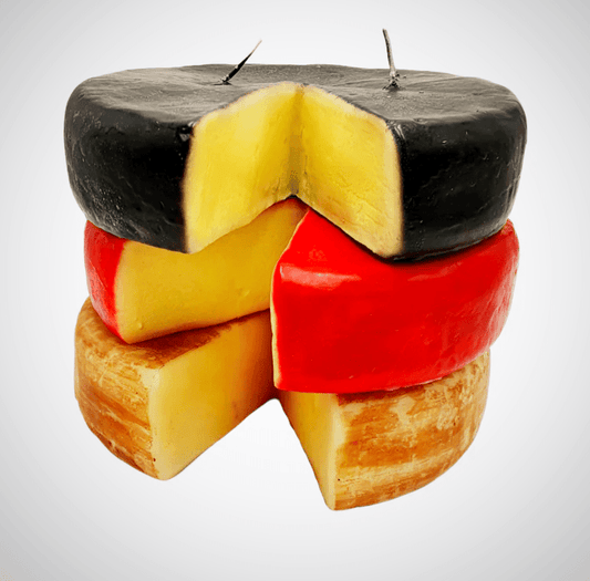 Red Cheese Wax Candle | Cereria Introna - Bon Ton goods