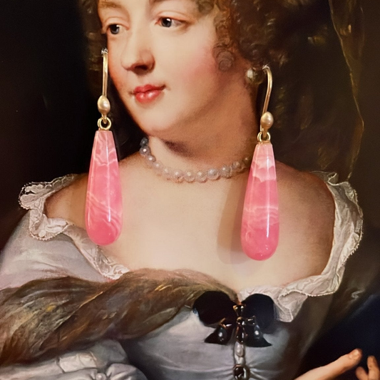 Rhodochrosite Drop | Ted Muehling