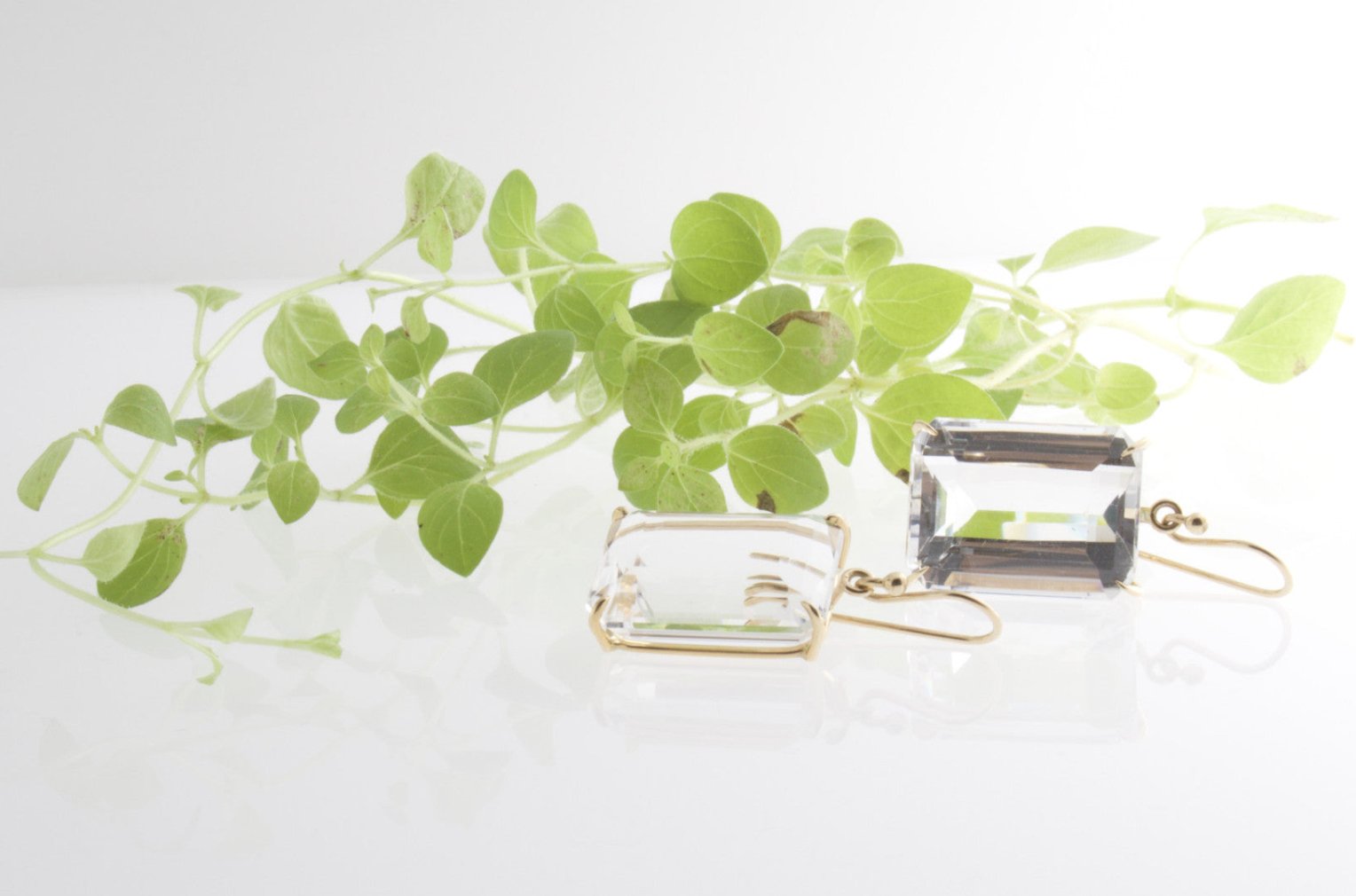 Rock Crystal Earrings - Bon Ton goods