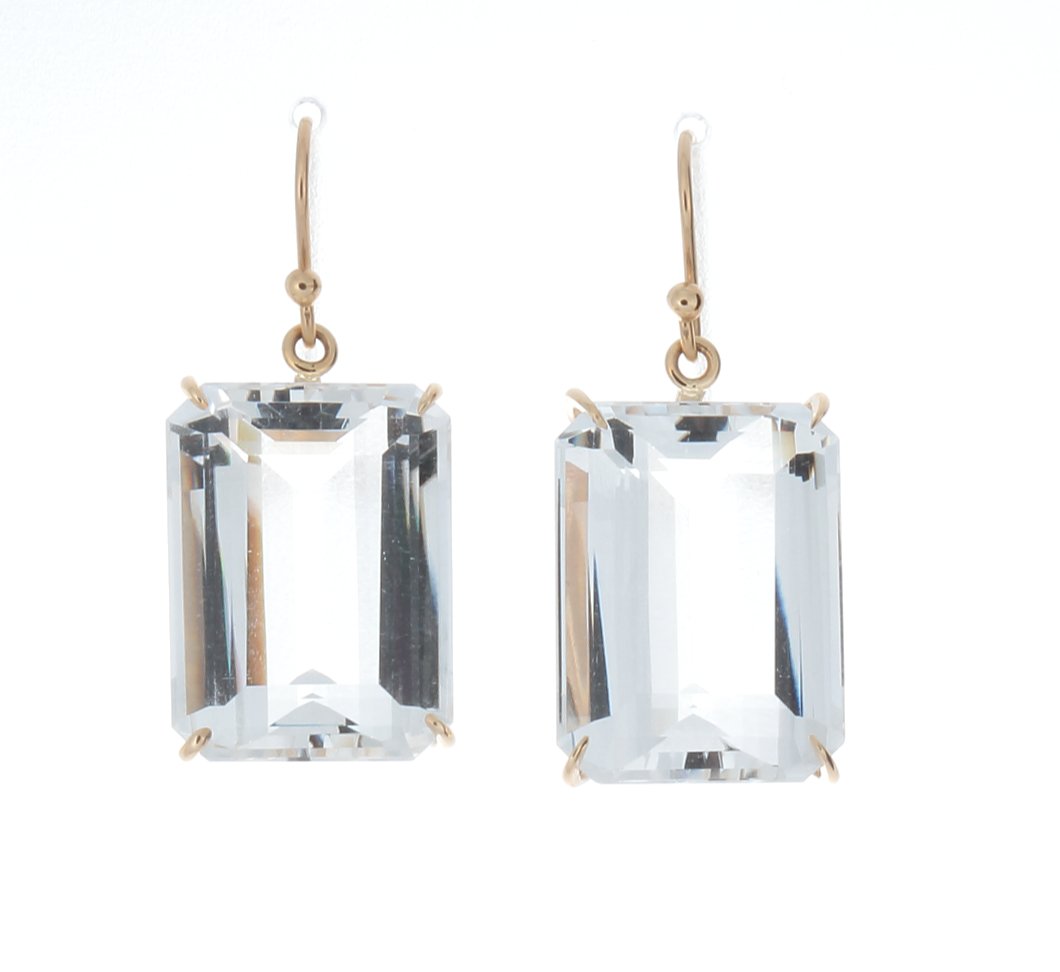 Rock Crystal Earrings - Bon Ton goods
