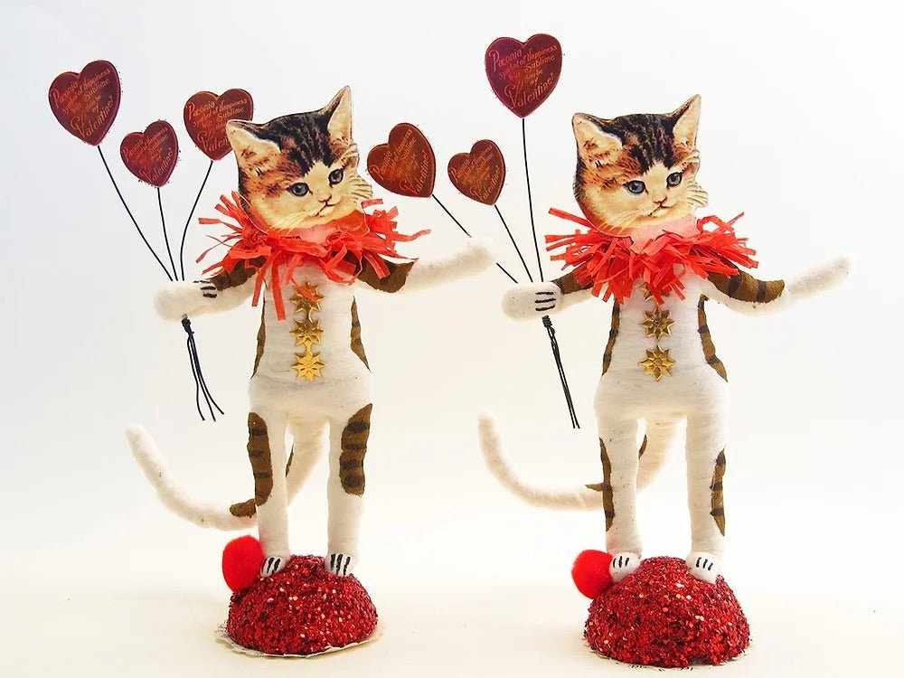Romantic Cat Figure - Vintage by Crystal - Bon Ton goods