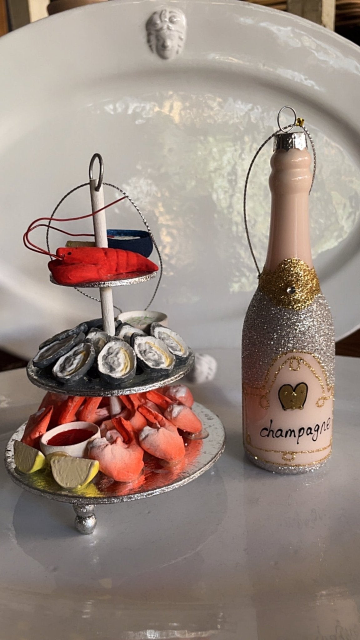 Seafood Tower | Christmas Ornament - Bon Ton goods