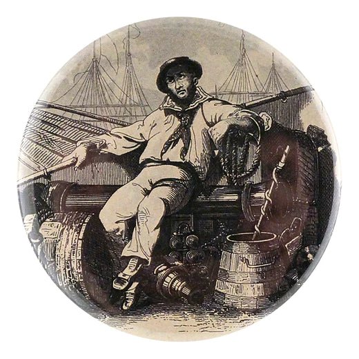 Seaman on Deck - Mirror & Button Pins - Bon Ton goods