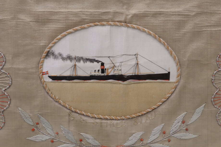 Seaman’s Embroidery, SS Stiklestad, 1924 - Bon Ton goods