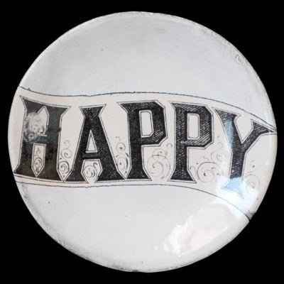 Small Happy Plate | Astier de Villatte - Bon Ton goods