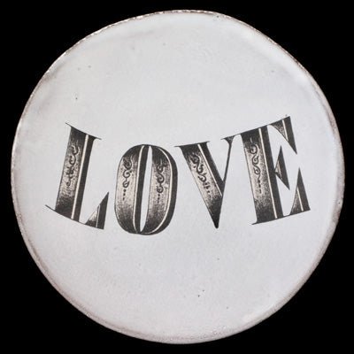 Small Love Plate | Astier de Villatte - Bon Ton goods