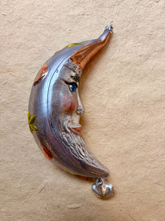 Small Moon Christmas Ornament by Nostalgie Christbaumschmuck