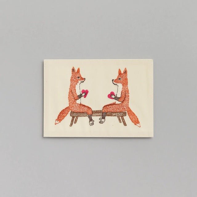 Smitten Foxes Card - Bon Ton goods