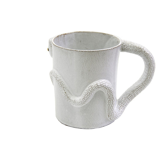 Snake Cup with Golden and Black Eyes, Serena Carone by Astier de Villatte, official product view 2