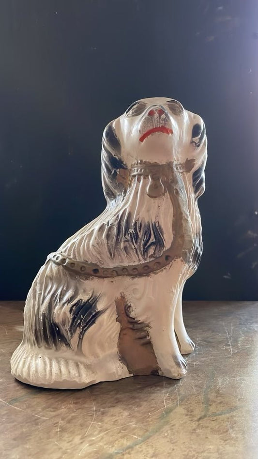 “Staffordshire Dogs” Single Plaster Coin Bank - Bon Ton goods