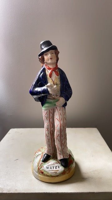 Staffordshire Gin And Water Figure By Thomas Part - Antique - Bon Ton goods