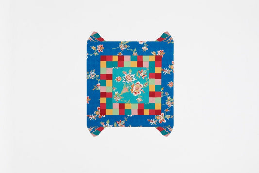 Swiss Blue Veronese - Natural Cotton Cloth 110x110 | Lisa Corti - Bon Ton goods