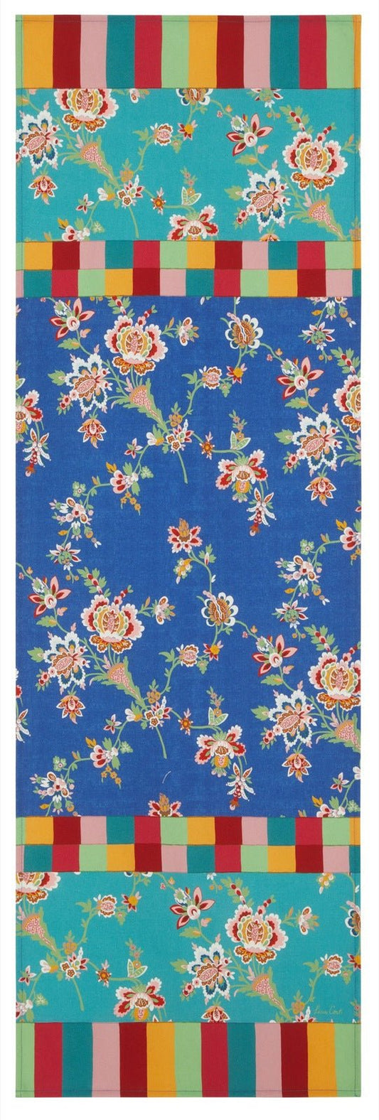 Swiss Blue Veronese - Table Runner - Bon Ton goods