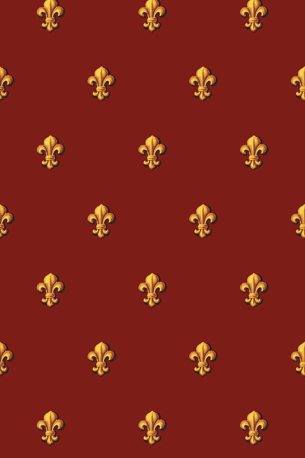 Tapetorama Wallpaper Fleur-de-Lis - Bon Ton goods