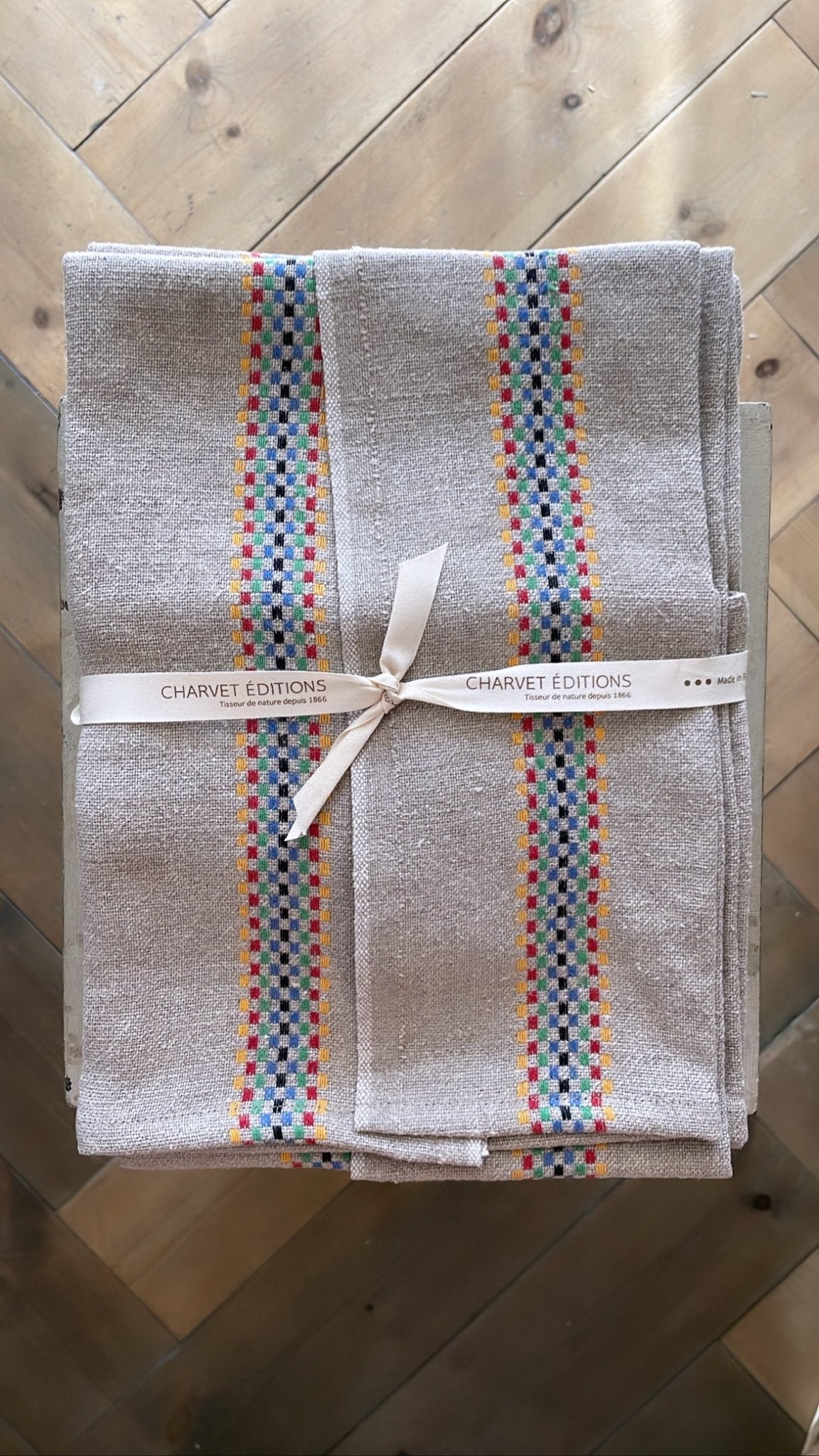 Tea Towel Lustucru - Multiple Colors - Bon Ton goods