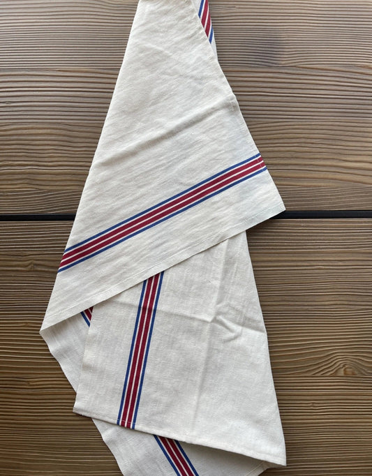 Tea Towel Piano Bleu / Rouge - Bon Ton goods