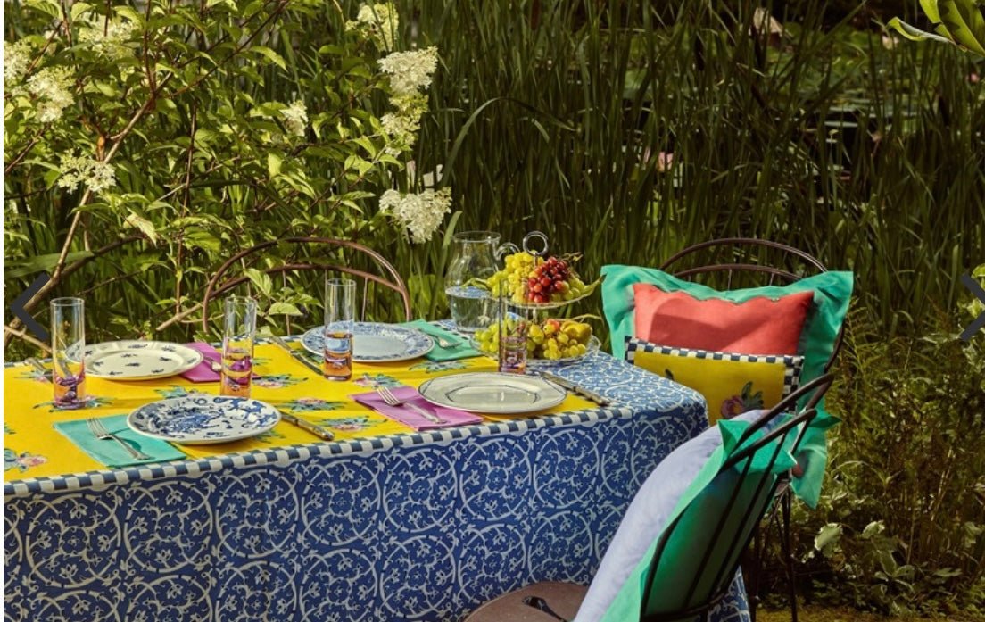 Tiles Yellow - Cotton Cloth - Bon Ton goods