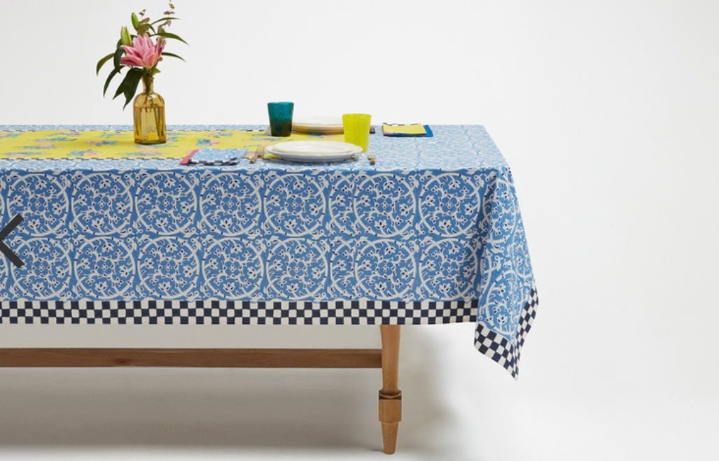 Tiles Yellow - Cotton Cloth - Bon Ton goods