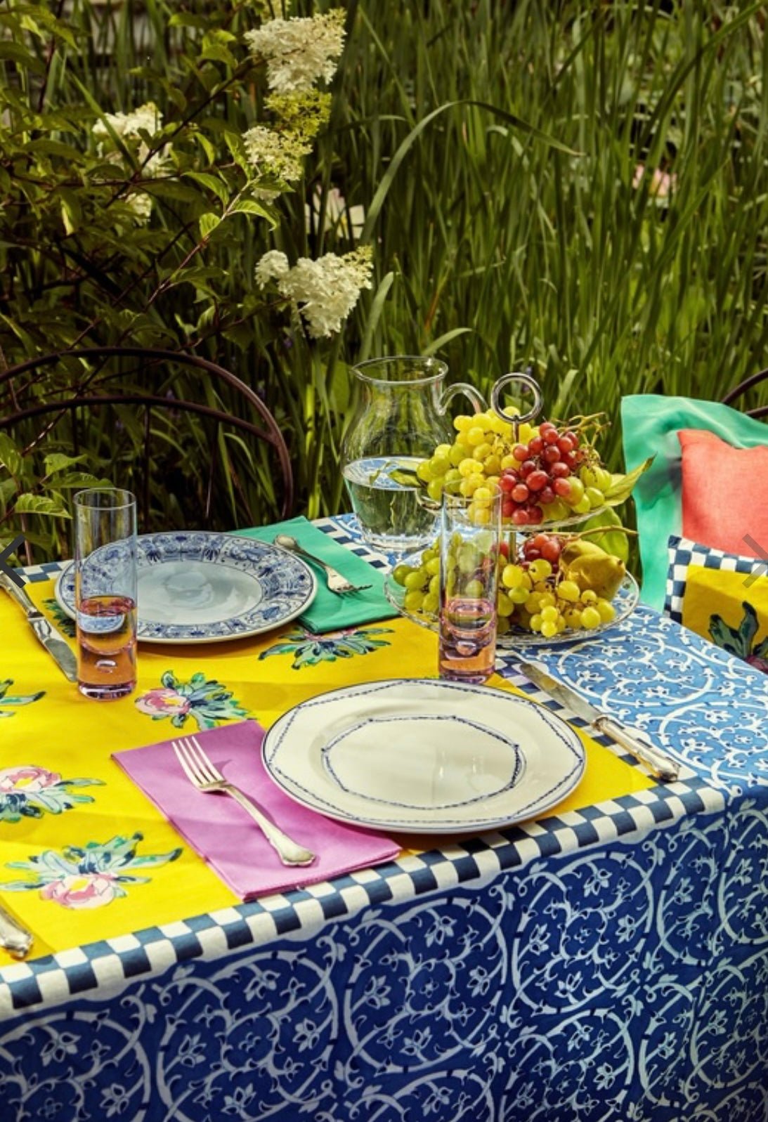 Tiles Yellow - Cotton Cloth - Bon Ton goods