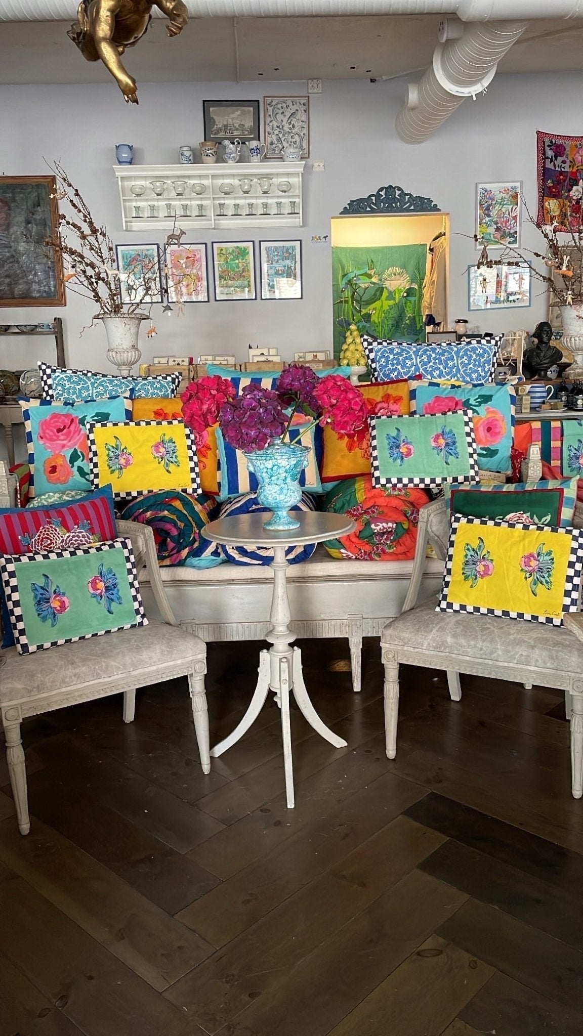 Tiles Yellow - Pillow - Bon Ton goods