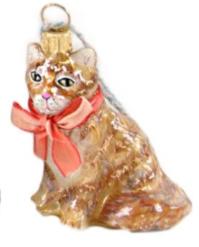 Tiny Kitten - Tabby | Christmas Ornament